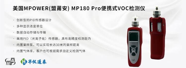 美國MPOWER(盟莆安) MP180 VOC檢測儀